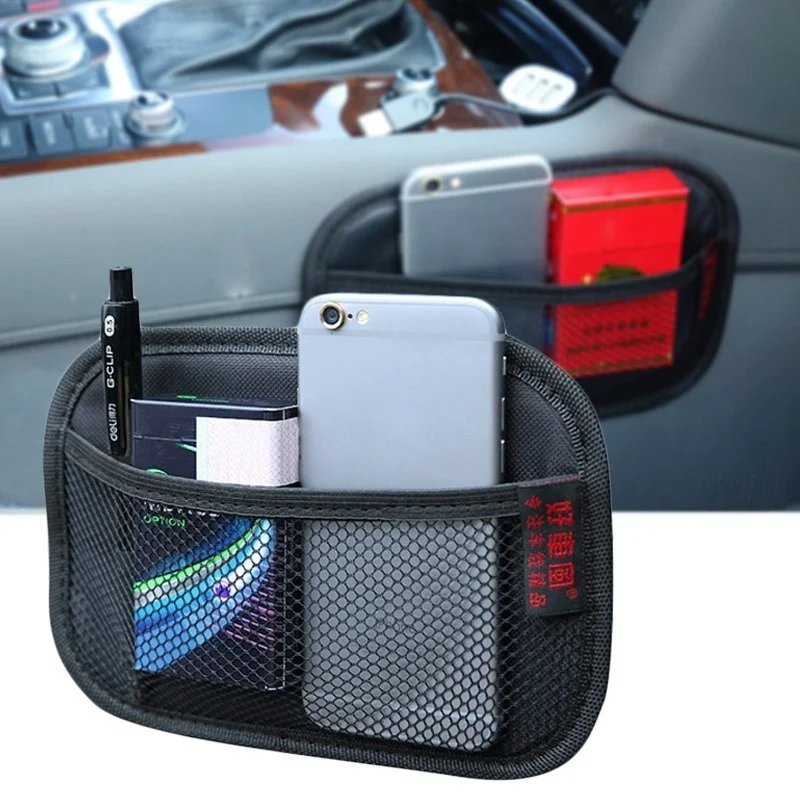 Car Storage Net Pocket Multi-use Leather Oxford Fabric Mesh Bag Auto Interior Phones Coins Cards Keys Organizer Stowing Tidying
Car Storage Net Pocket Multi-use Leather Oxford Fabric Mesh Bag Auto Interior Phones Coins Cards Keys Organizer Stowing Tidying