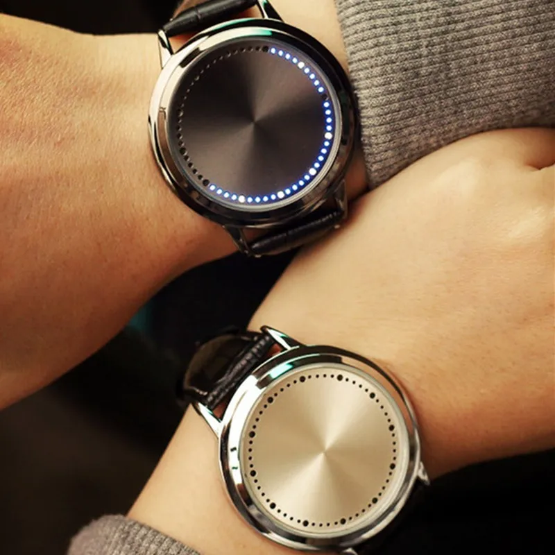 Unique Design Led Watches Lovers Casual Creative Leather Watch Exquiste Quartz Watch Hour Digital Women Men Relogio Masculino
Unique Design Led Watches Lovers Casual Creative Leather Watch Exquiste Quartz Watch Hour Digital Women Men Relogio Masculino