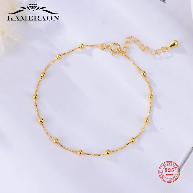 S925 Sterling Silver Small Beads Beanie Bracelet Simple Fashion Ornament Artistic Temperament Fine Jewelry Gifts for Women
S925 Sterling Silver Small Beads Beanie Bracelet Simple Fashion Ornament Artistic Temperament Fine Jewelry Gifts for Women