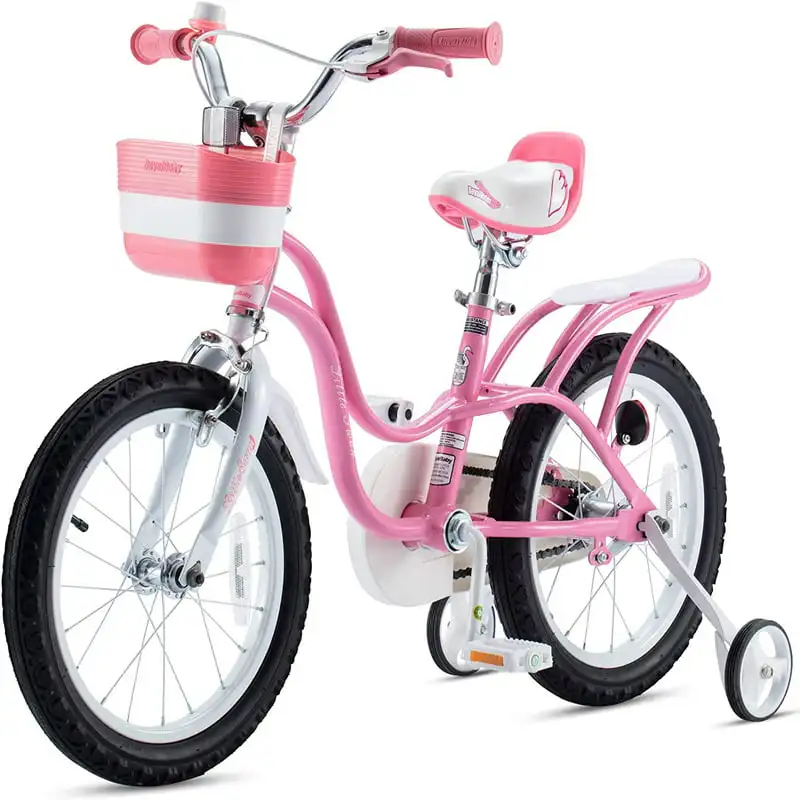 Girls and Kid's 12 In. Children's Beginner Bicycles with Training Wheels Basket, Pink and white
Girls and Kid's 12 In. Children's Beginner Bicycles with Training Wheels Basket, Pink and white