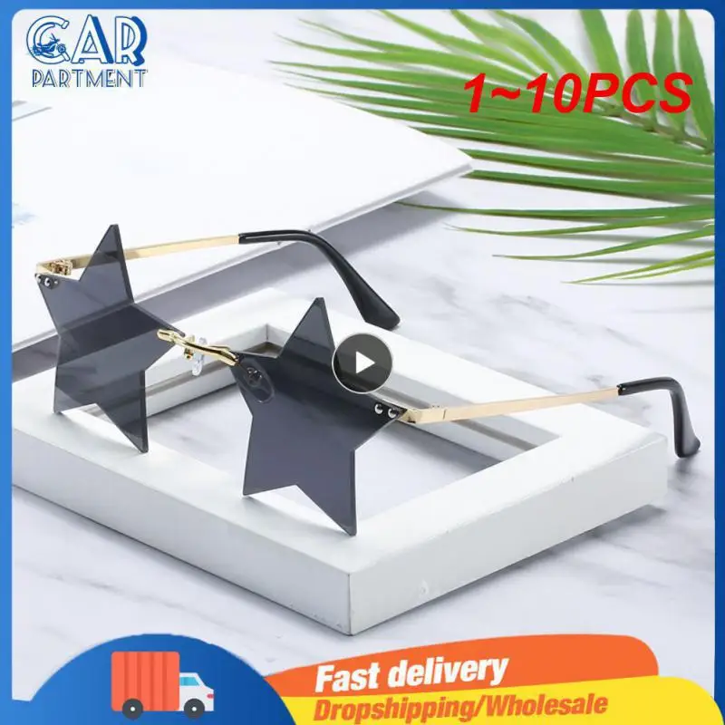 Солнцезащитные очки без оправы в форме звезды, 1-10 шт.
Солнцезащитные очки без оправы в форме звезды, 1-10 шт.