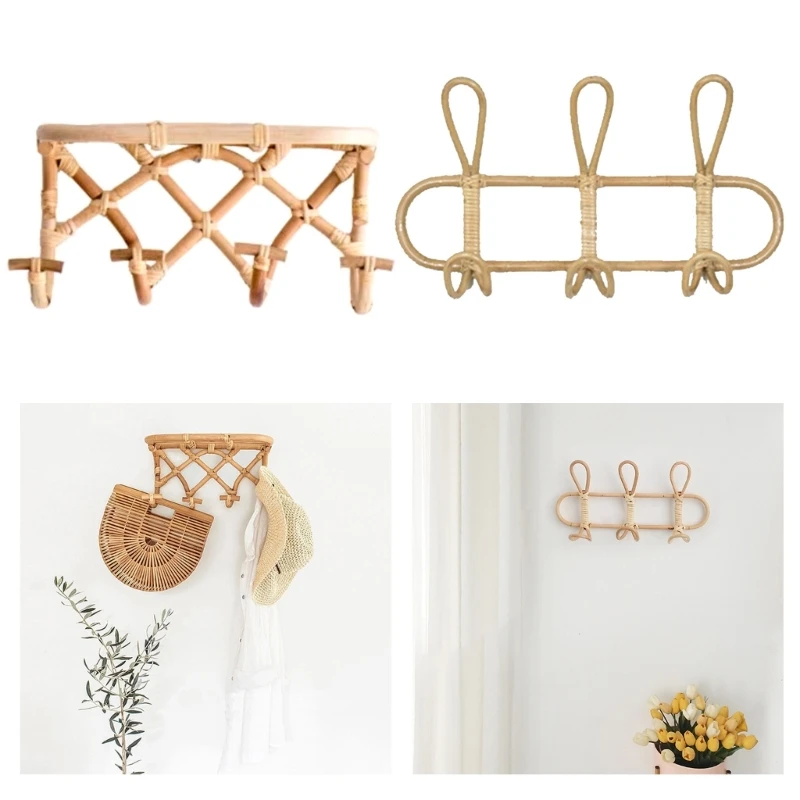 Rattan Wall Hooks Kid Garments Organizer Rack Clothes Hat Coat Hanging Hook Rattan Hanger Bedroom Home Decorations
Rattan Wall Hooks Kid Garments Organizer Rack Clothes Hat Coat Hanging Hook Rattan Hanger Bedroom Home Decorations