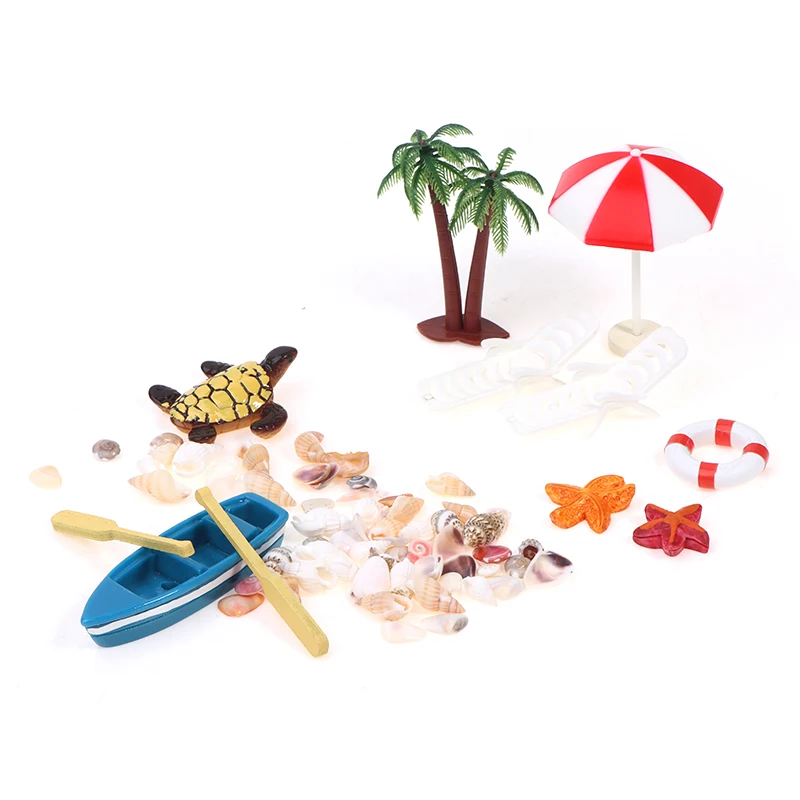 10Pcs/Set Miniature Deck Chair Beach Umbrella Boat Shell Kits for Dollhouse Life Scenes Decoration Aquarium Decor Accessory
10Pcs/Set Miniature Deck Chair Beach Umbrella Boat Shell Kits for Dollhouse Life Scenes Decoration Aquarium Decor Accessory