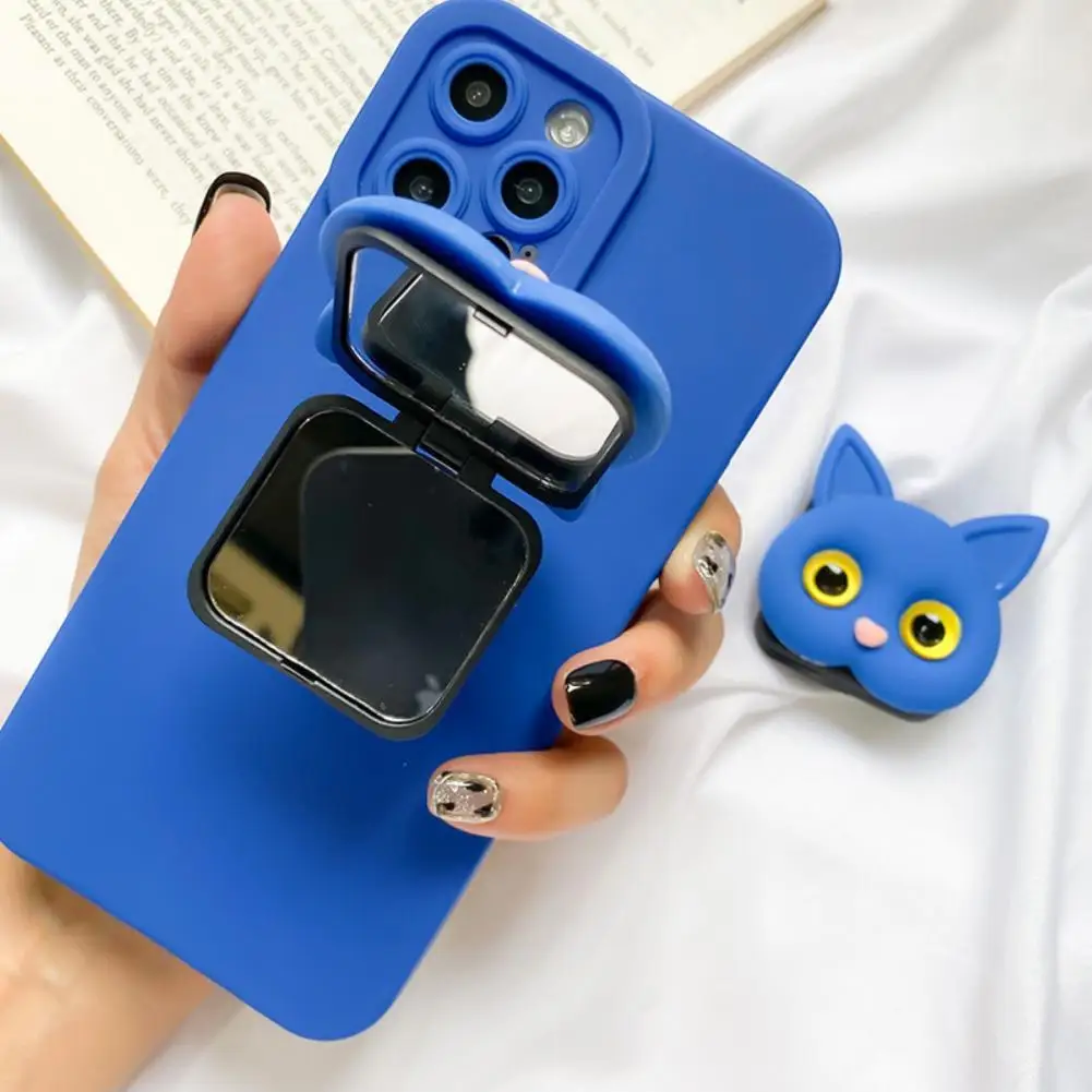 Mobile Phone Finger Holder Universal Makeup Mirror Back Sticker Cute Cartoon Cat Folding Phone Grip Expanding Stand for Tablet
Mobile Phone Finger Holder Universal Makeup Mirror Back Sticker Cute Cartoon Cat Folding Phone Grip Expanding Stand for Tablet