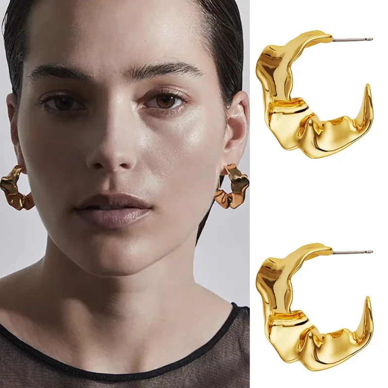 LONDANY earrings Irregular lava earrings niche European and American exquisite women earrings retro brass earrings
LONDANY earrings Irregular lava earrings niche European and American exquisite women earrings retro brass earrings