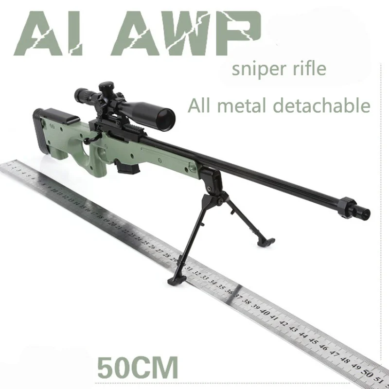 Miniature Model Gun 1:3 AWP Sniper Rifle Miniature Fully Metal Toy Removable Shell Throwing Cannot Shoot Boy Collection Gift
Miniature Model Gun 1:3 AWP Sniper Rifle Miniature Fully Metal Toy Removable Shell Throwing Cannot Shoot Boy Collection Gift
