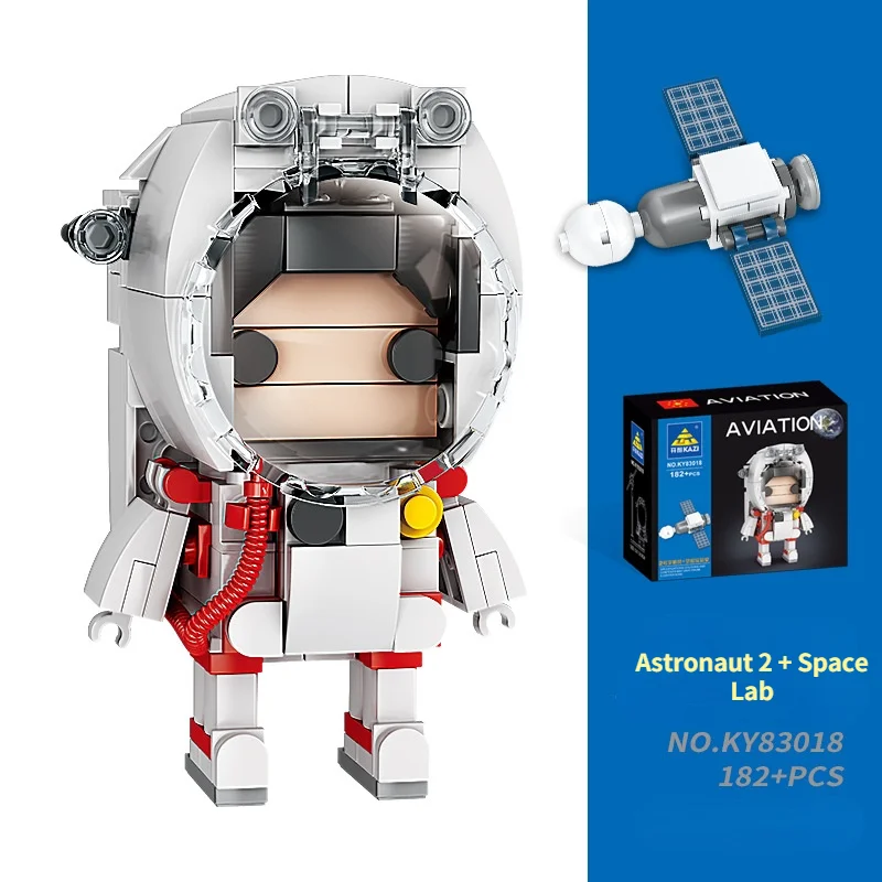 Aerospace Series Astronaut Probe Space Station Assembly Building Blocks Model Children Small Particle Assembly Toy
Aerospace Series Astronaut Probe Space Station Assembly Building Blocks Model Children Small Particle Assembly Toy