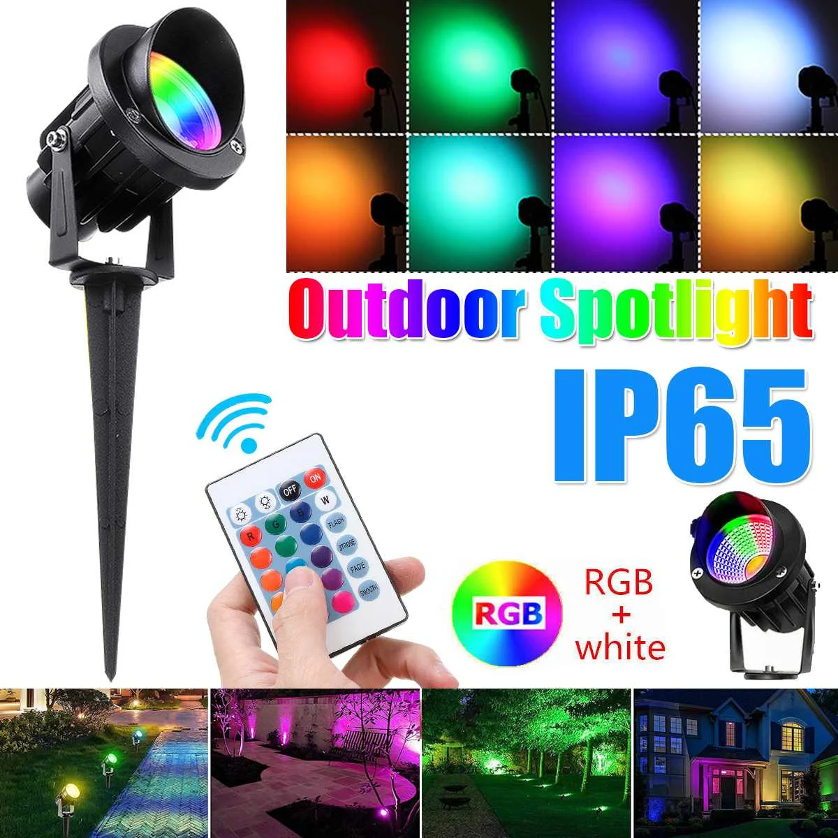 20W RGB garden Light projector LED Lawn Light with remote Waterproof IP65 Outdoor Landscape Spot Lamp AC85-265V EU/US Plug
20W RGB garden Light projector LED Lawn Light with remote Waterproof IP65 Outdoor Landscape Spot Lamp AC85-265V EU/US Plug