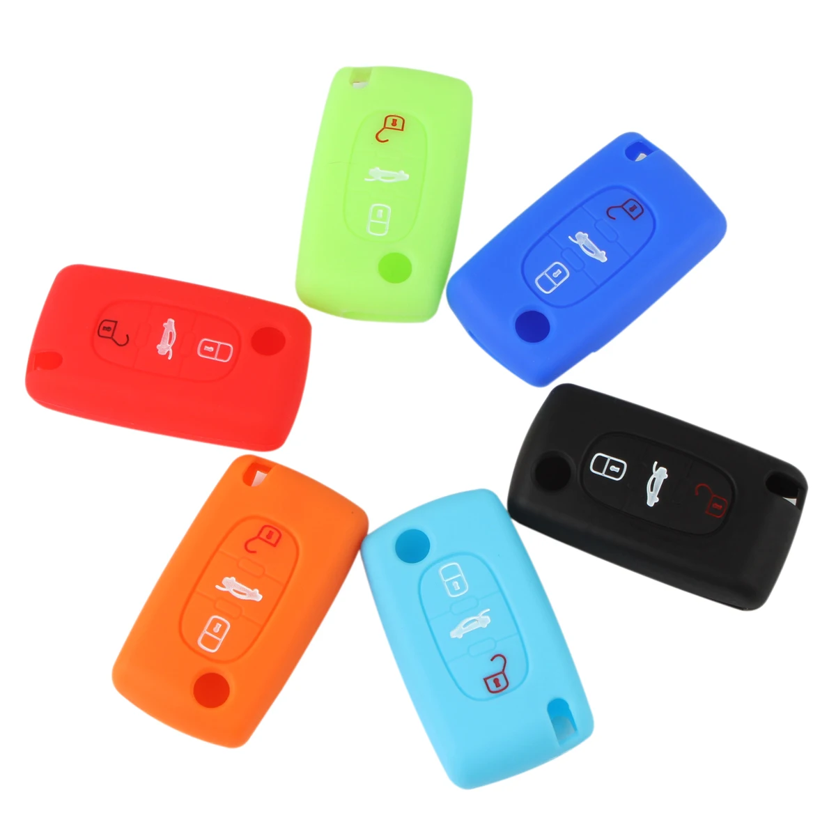3 Buttons Remote Car Key Fob Case Cover Auto Silicone Key Case for CITROEN C2 C3 C4 C5 C6 Picasso Keyless Entry Transmitter
3 Buttons Remote Car Key Fob Case Cover Auto Silicone Key Case for CITROEN C2 C3 C4 C5 C6 Picasso Keyless Entry Transmitter
