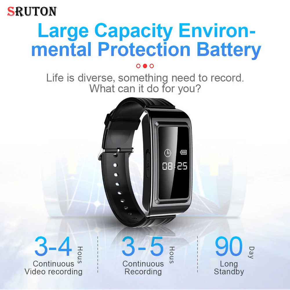 2022 NEW Smart Watch Mini Camera HD 1080P Camcorder Video Recording Bracelet Camera Mini Camera Wristband Wearable Device
2022 NEW Smart Watch Mini Camera HD 1080P Camcorder Video Recording Bracelet Camera Mini Camera Wristband Wearable Device