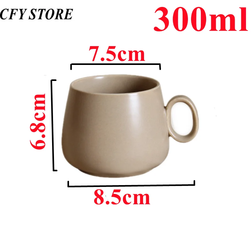 300ml Creative Ceramic Coffee Pot-bellied Mug Personalized Home Office Coffee Cup Family Breakfast Milk Tea Cup Beverage Utensil 
300ml Creative Ceramic Coffee Pot-bellied Mug Personalized Home Office Coffee Cup Family Breakfast Milk Tea Cup Beverage Utensil
