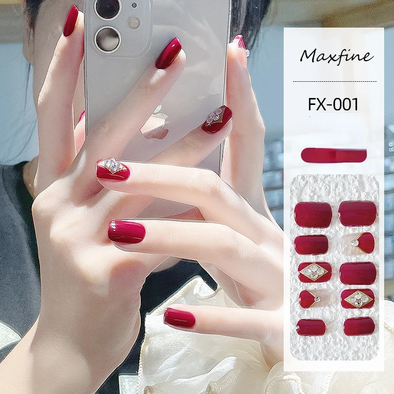 Removable patch can protect nails from falling off easily, and can be worn with repeated thin
Removable patch can protect nails from falling off easily, and can be worn with repeated thin
