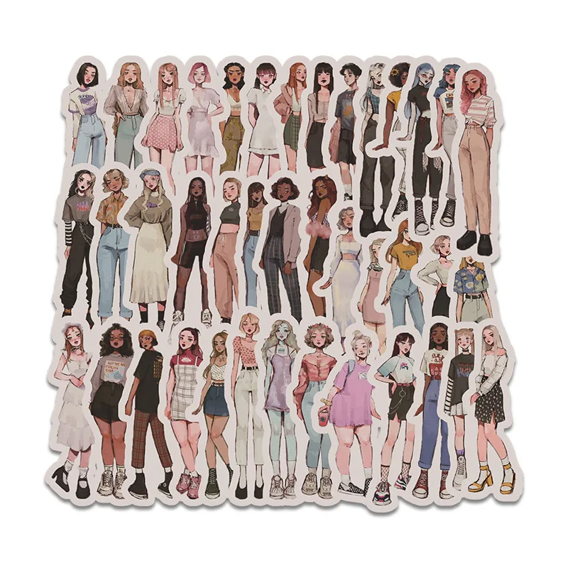 Fashion Character Stickers DIY Scrapbooking Journal Collage Diary Album Characters Clothing Decoration Stickers
Fashion Character Stickers DIY Scrapbooking Journal Collage Diary Album Characters Clothing Decoration Stickers
