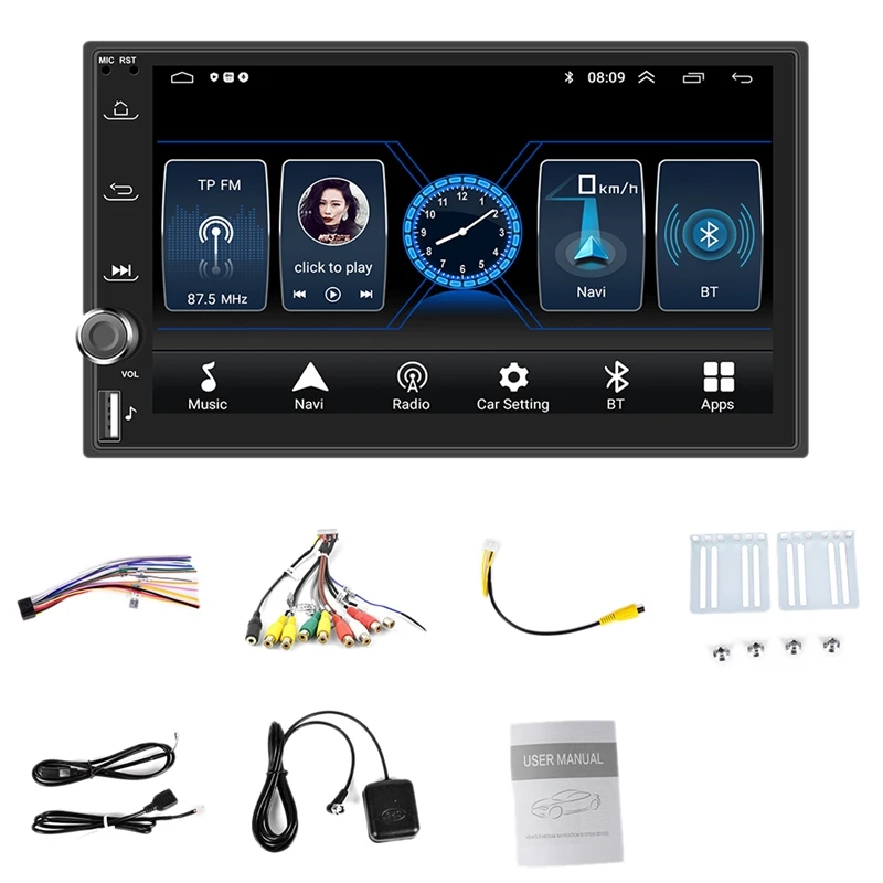 7-дюймовый Carplay Android автомобильный радиоприемник 2 Din автомобильный стерео универсальный для Nissan Toyota мультимедийный плеер
7-дюймовый Carplay Android автомобильный радиоприемник 2 Din автомобильный стерео универсальный для Nissan Toyota мультимедийный плеер