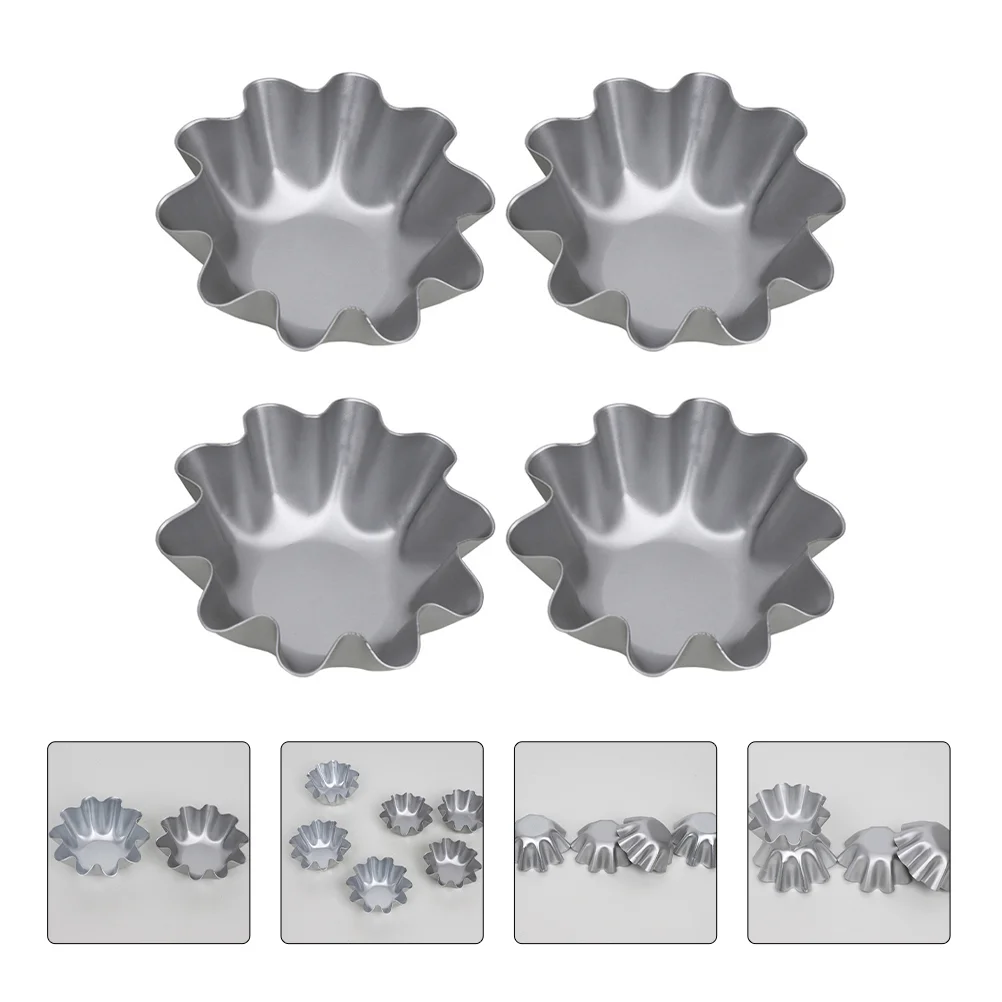 

Tart Egg Pan Baking Molds Mini Cups Tins Cake Pans Cupcupcake Pie Aluminum Mold Muffin Tin Large Pudding Round Dessert Cookie