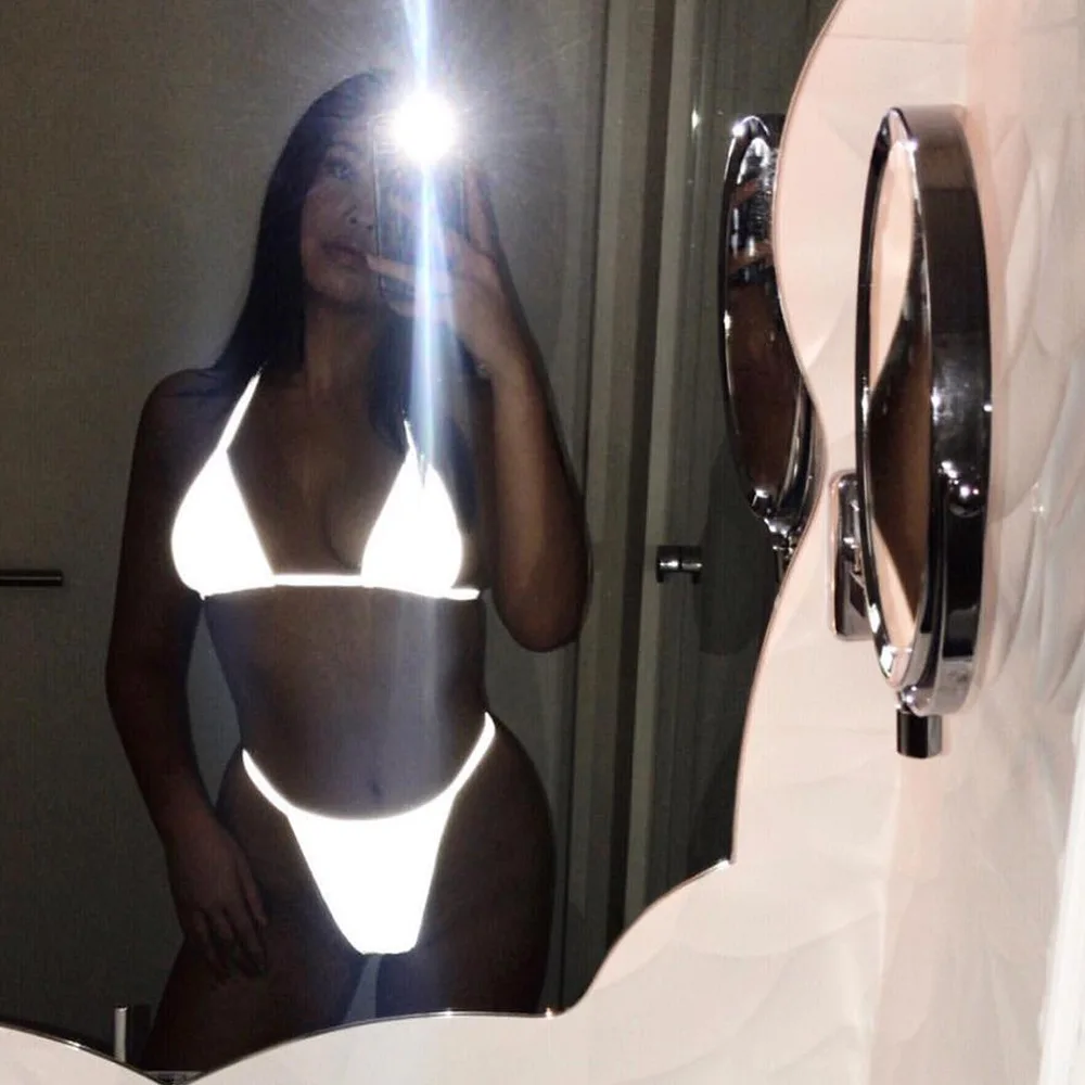 2022 Summer Silver Shiny Bikini Micro Swimwear Women Swimsuit Sexy Brazilian Bikini Set Push Up Biquini Beachwear
2022 Summer Silver Shiny Bikini Micro Swimwear Women Swimsuit Sexy Brazilian Bikini Set Push Up Biquini Beachwear
