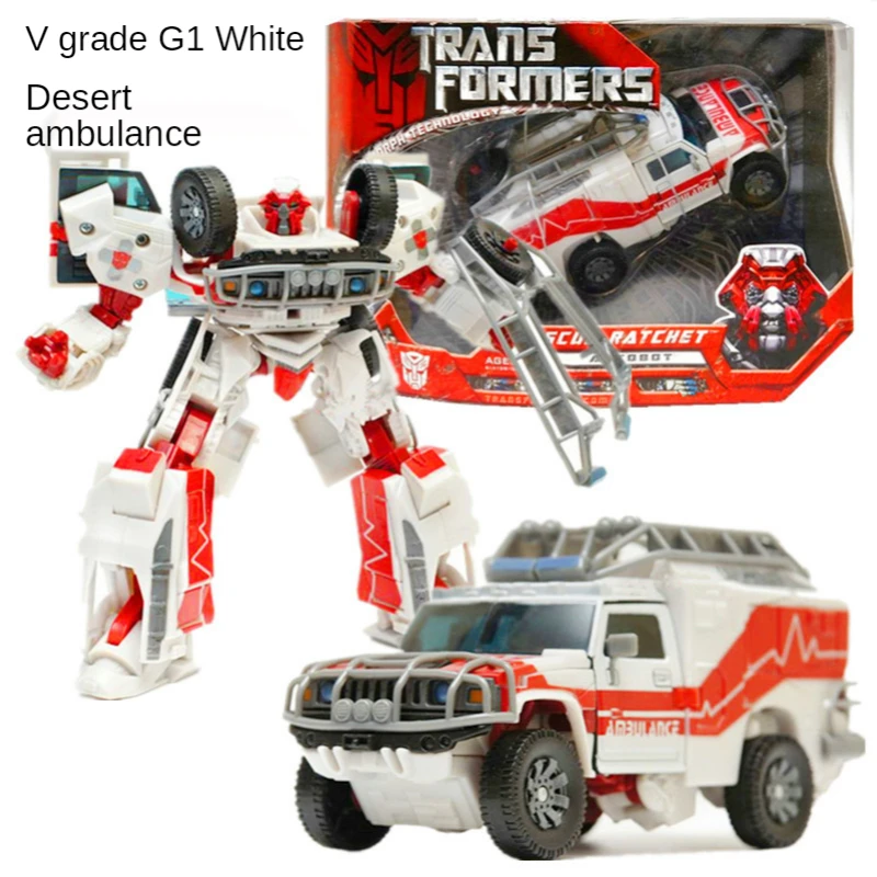 Transformation Movie Version V-Class Voyager Grade Primary Color G1 White Ambulance Lijie Spot Toys for Girls Boy Gift
Transformation Movie Version V-Class Voyager Grade Primary Color G1 White Ambulance Lijie Spot Toys for Girls Boy Gift