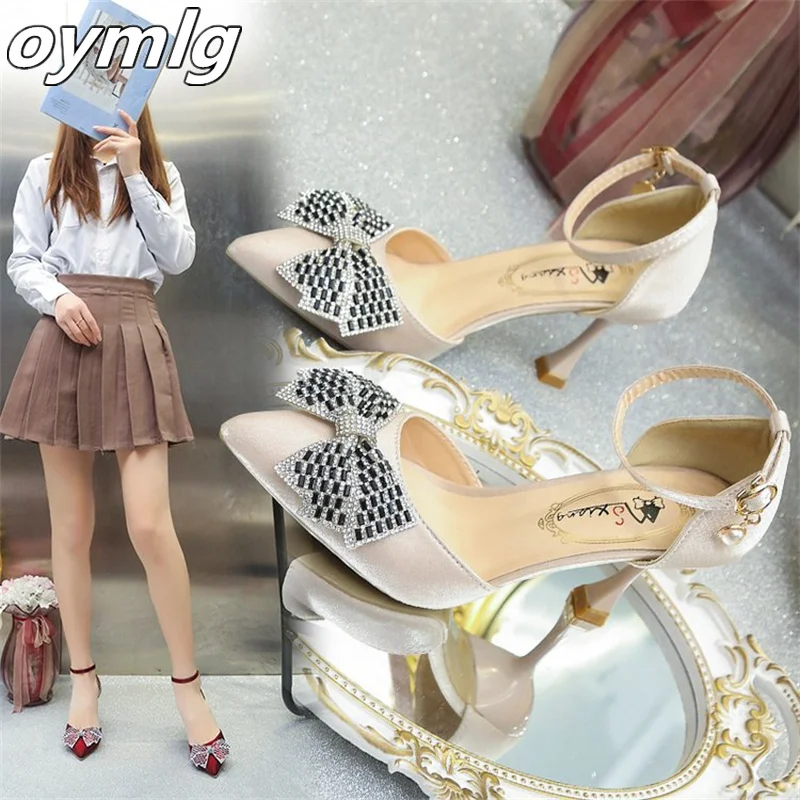 Fashion bow women's high heels 2022 summer new stiletto hollow young women's sexy bag heel women's sandals women sandals 
Fashion bow women's high heels 2022 summer new stiletto hollow young women's sexy bag heel women's sandals women sandals