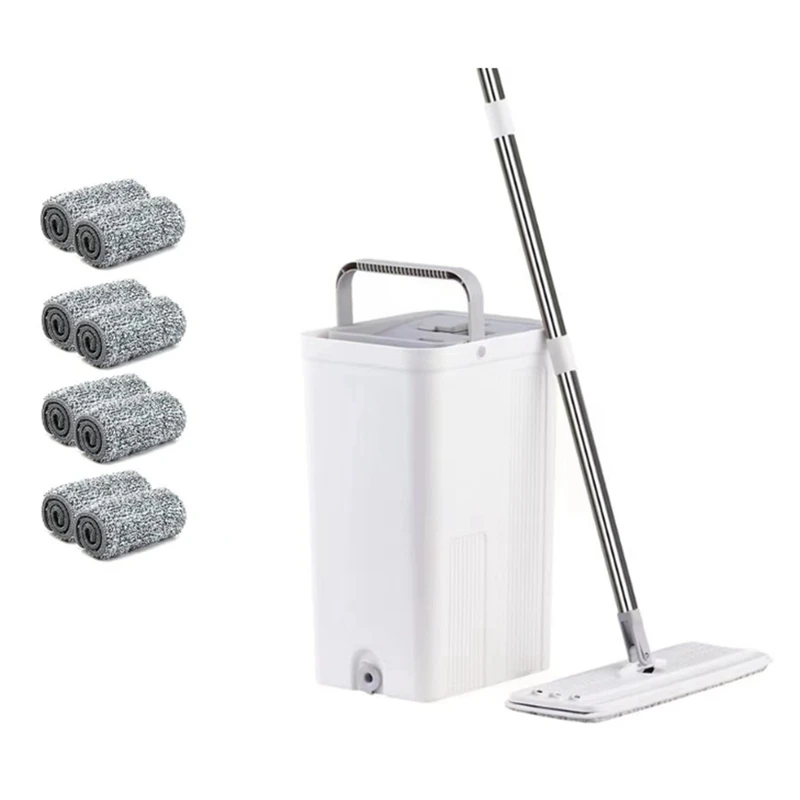 Lazy Floor Mop Flat Mop Free Hand-Washing Mopping Artifact Microfiber Cloth Mop With Bucket Household Mops
Lazy Floor Mop Flat Mop Free Hand-Washing Mopping Artifact Microfiber Cloth Mop With Bucket Household Mops