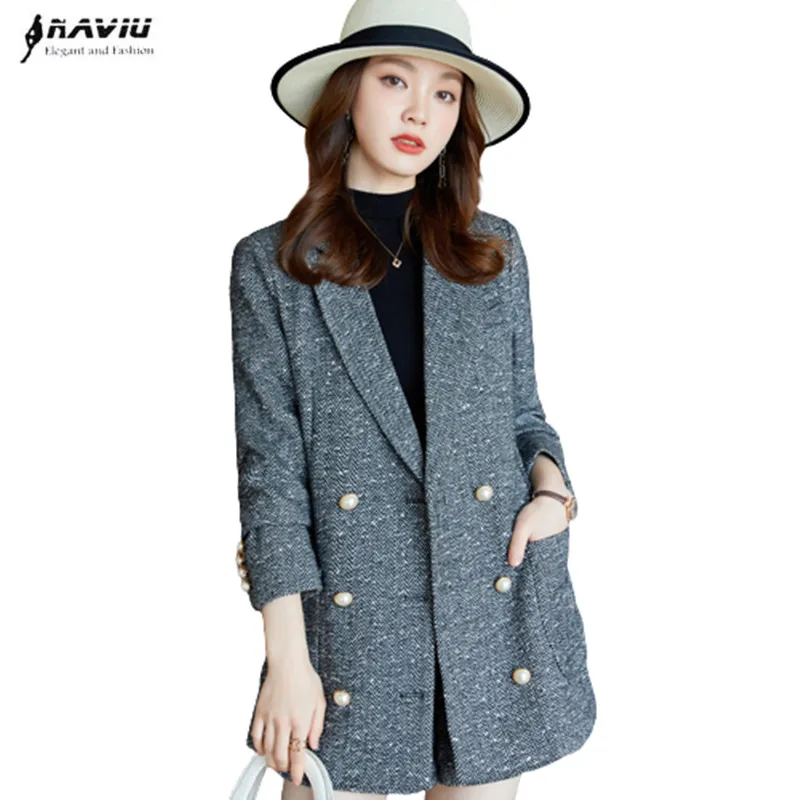 Women Blazer 2022 New Spring High End British Style Jacket Casusl Professional Long Sleeve Office Ladies Work Coat
Women Blazer 2022 New Spring High End British Style Jacket Casusl Professional Long Sleeve Office Ladies Work Coat