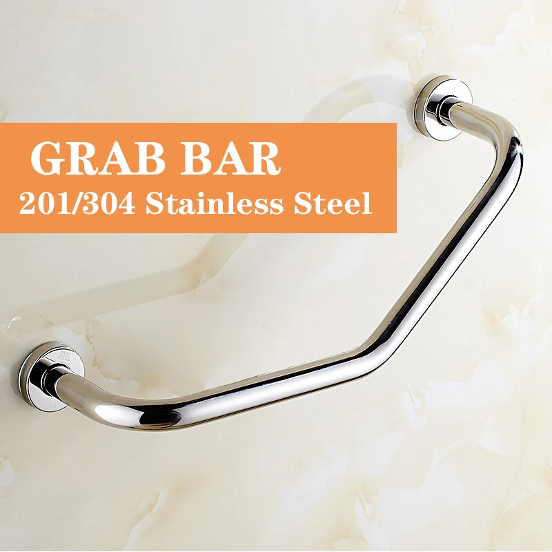 Stainless Steel Bathtub Arm Safety Handle Bath Shower Grab Bars Wall Mount Handle Grip Toilet Handrail for Bathroom
Stainless Steel Bathtub Arm Safety Handle Bath Shower Grab Bars Wall Mount Handle Grip Toilet Handrail for Bathroom