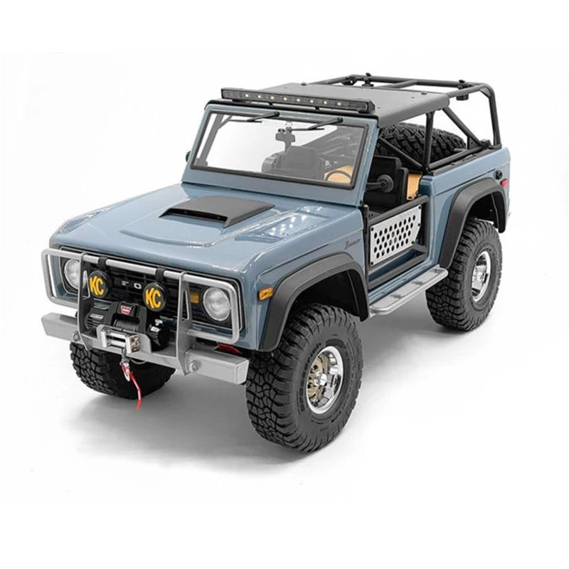 AXI03014 SCX10 III ранний Ford Bronco 1/10 Рок Гусеничный грузовик модель серебристого металла