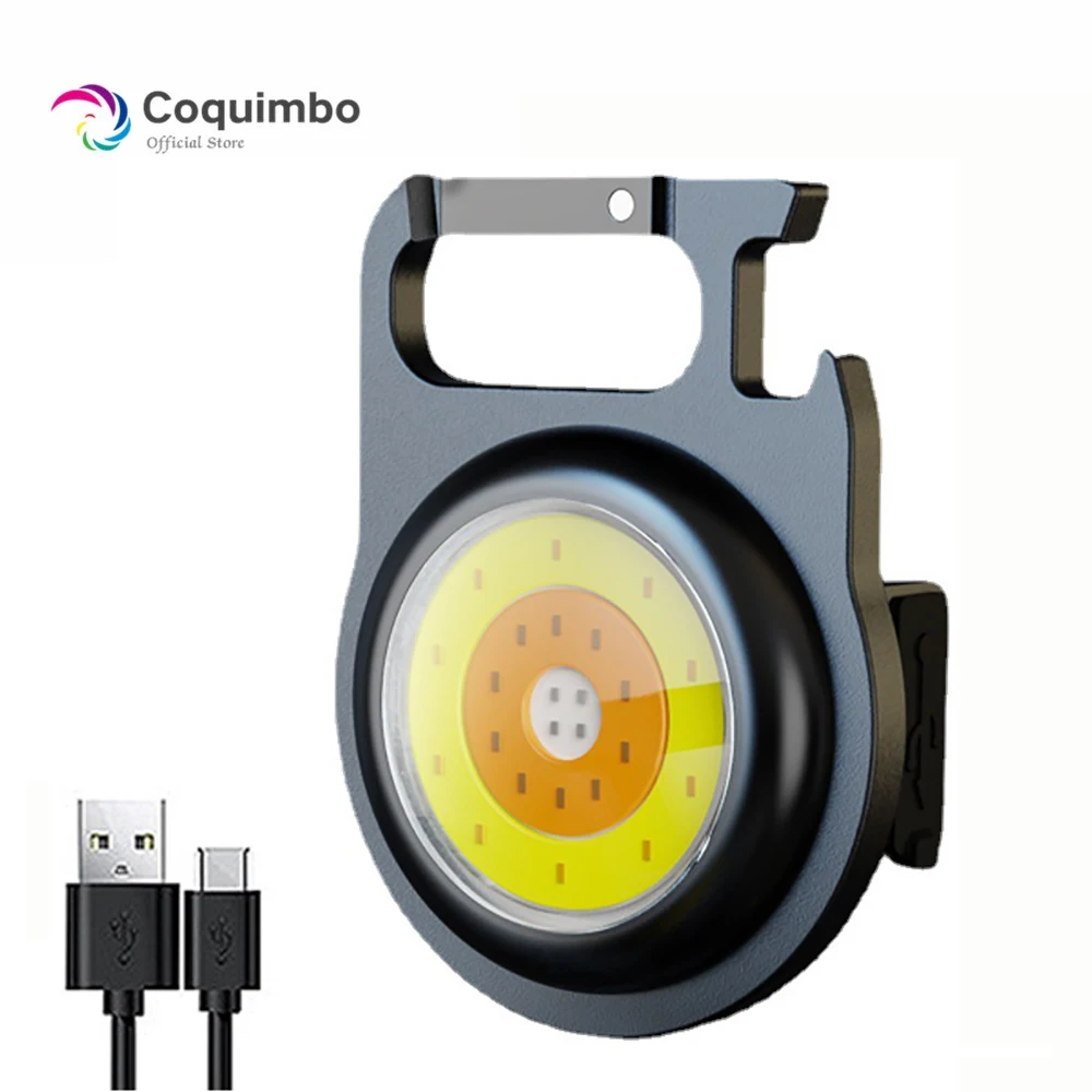 500LM Mini LED Portable Working Light USB Rechargeable Keychain Light COB Camping Outdoor Hiking Highlight Flashlight Torch
500LM Mini LED Portable Working Light USB Rechargeable Keychain Light COB Camping Outdoor Hiking Highlight Flashlight Torch