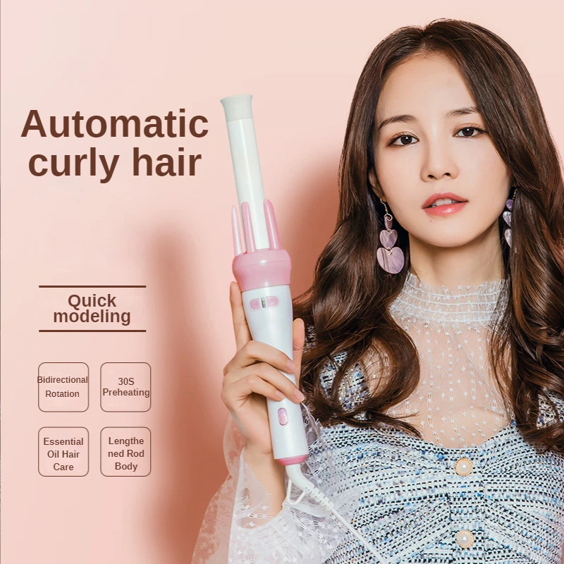 Professional Hair Curler Styling Hot Ceramic Automatic Rotary Iron Wand Tool Rotating Curling Wave Styer Styling Fast Heating
Professional Hair Curler Styling Hot Ceramic Automatic Rotary Iron Wand Tool Rotating Curling Wave Styer Styling Fast Heating