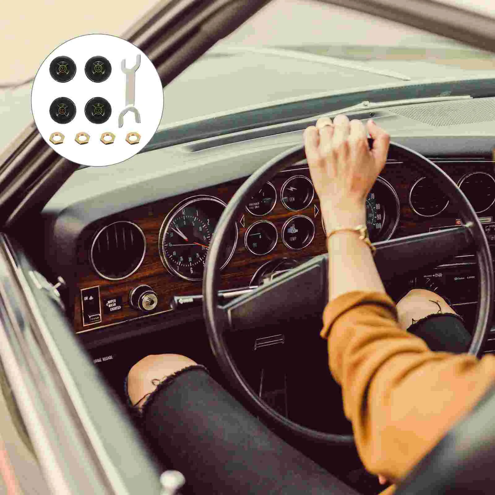 1 Набор инструментов для измерения давления в шинах
1 Набор инструментов для измерения давления в шинах