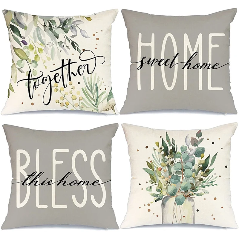 New-Spring Pillow Covers 18X18 Set Of 4 Farmhouse Throw Pillows Spring Decorations Cushion Cases For Home Couch Sofa
New-Spring Pillow Covers 18X18 Set Of 4 Farmhouse Throw Pillows Spring Decorations Cushion Cases For Home Couch Sofa