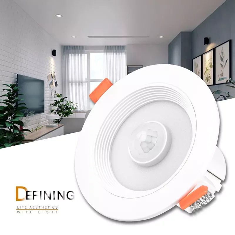 PIR Motion Sensor Night Light 20W 15W 10W 5W LED Downlight Ceiling Lamp 85-265V Infrared Down Light Indoor Home Lighting
PIR Motion Sensor Night Light 20W 15W 10W 5W LED Downlight Ceiling Lamp 85-265V Infrared Down Light Indoor Home Lighting