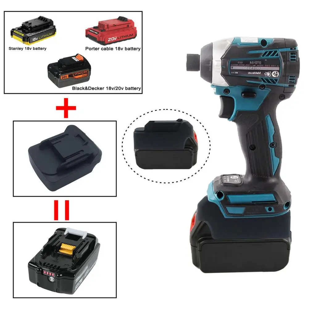 Adapter Converter Compatible For Black Decker/Stanle/Porter Cable 18/20V Battery To Compatible For Makita 18V Bl Battery
Adapter Converter Compatible For Black Decker/Stanle/Porter Cable 18/20V Battery To Compatible For Makita 18V Bl Battery