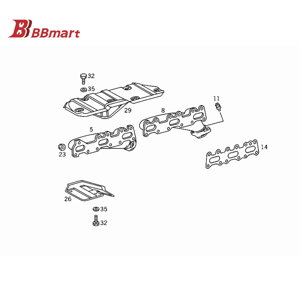 Автозапчасти BBmart, прокладка выпускного коллектора для BMW OE 18407518680 1840 7518 680
Автозапчасти BBmart, прокладка выпускного коллектора для BMW OE 18407518680 1840 7518 680