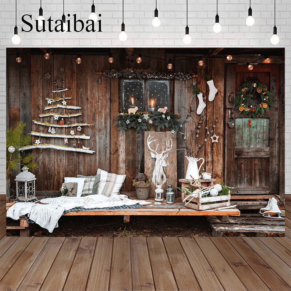 Christmas Wood House Photography Backdrop Xmas Decoration Pine Tree Rustic Door Background Photo Booth Shoot Studio
Christmas Wood House Photography Backdrop Xmas Decoration Pine Tree Rustic Door Background Photo Booth Shoot Studio