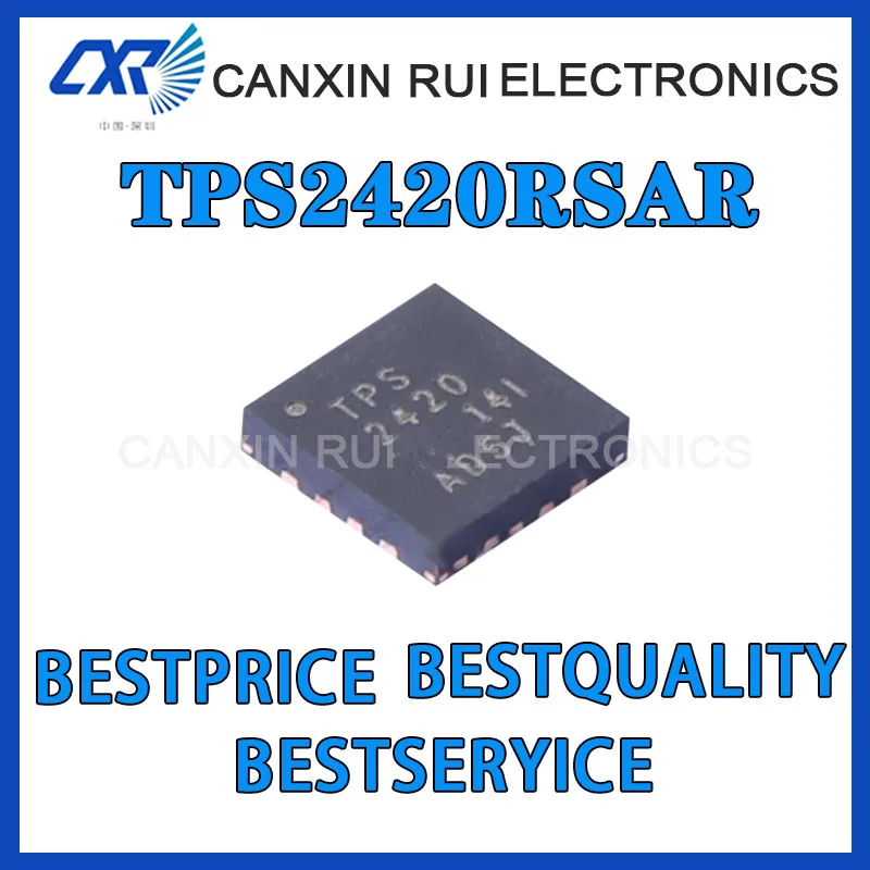 100% new origina TPS2420RSAR TPS2420RSAT Voltage Controller, package QFN16 
100% new origina TPS2420RSAR TPS2420RSAT Voltage Controller, package QFN16