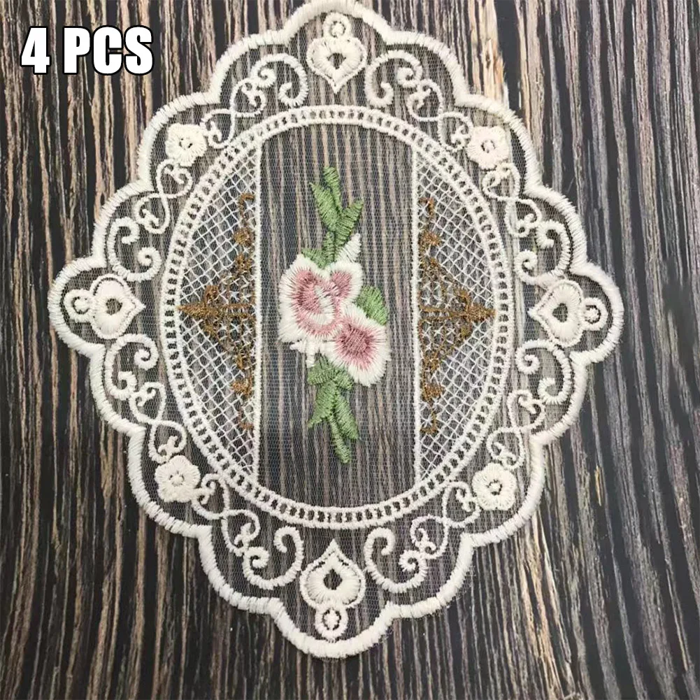 Lace Table Cover Table Cloth Tea Cup Mat 23x20cm Coaster Embroidered Table Mat Pierced Placemat Polyester Fiber
Lace Table Cover Table Cloth Tea Cup Mat 23x20cm Coaster Embroidered Table Mat Pierced Placemat Polyester Fiber
