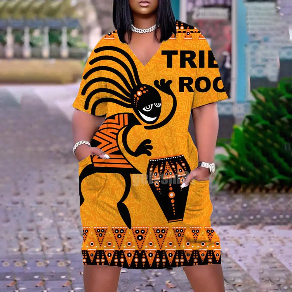New Bohemia Gothic Africa 3D Print Dress Women Midi Dress Vintage Short Sleeve Dresses V-Neck Boho Dress Streetwear Female Dress
New Bohemia Gothic Africa 3D Print Dress Women Midi Dress Vintage Short Sleeve Dresses V-Neck Boho Dress Streetwear Female Dress