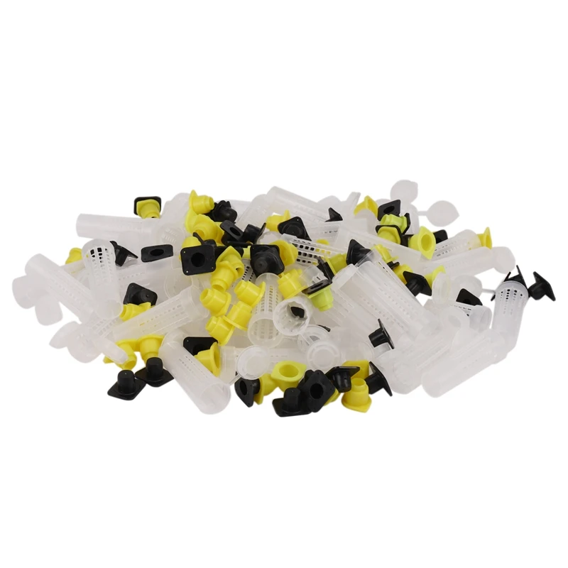 50PCS Bee Queen Cages Plastic Protective Cover Cage Cell Box Cup Rearing Bees King Tools Beekeeper Beekeeping Bet Beekeeping
50PCS Bee Queen Cages Plastic Protective Cover Cage Cell Box Cup Rearing Bees King Tools Beekeeper Beekeeping Bet Beekeeping