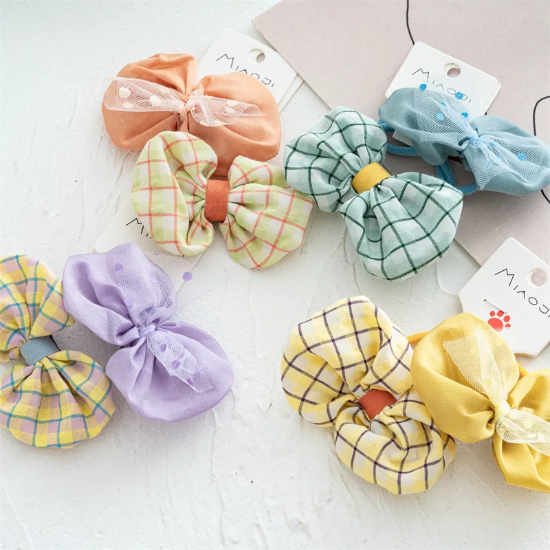 2Pcs/Set Kids Girls Hair Ties Soft Sweet Children Hair Accessories Bows Elastic Rubber Band Plaid Chiffon Solid Color Hair Ring
2Pcs/Set Kids Girls Hair Ties Soft Sweet Children Hair Accessories Bows Elastic Rubber Band Plaid Chiffon Solid Color Hair Ring