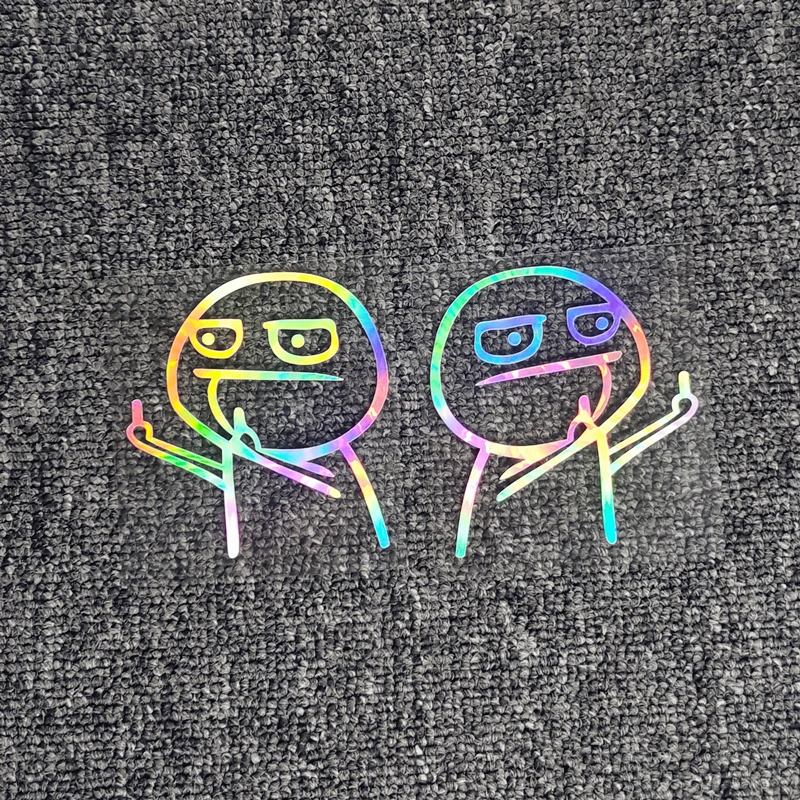 2 шт. автомобильные наклейки на средний палец, забавные JDM светоотражающие украшения для багажника, лобовое стекло, бампер, мотоциклетный шлем D2 
2 шт. автомобильные наклейки на средний палец, забавные JDM светоотражающие украшения для багажника, лобовое стекло, бампер, мотоциклетный шлем D2