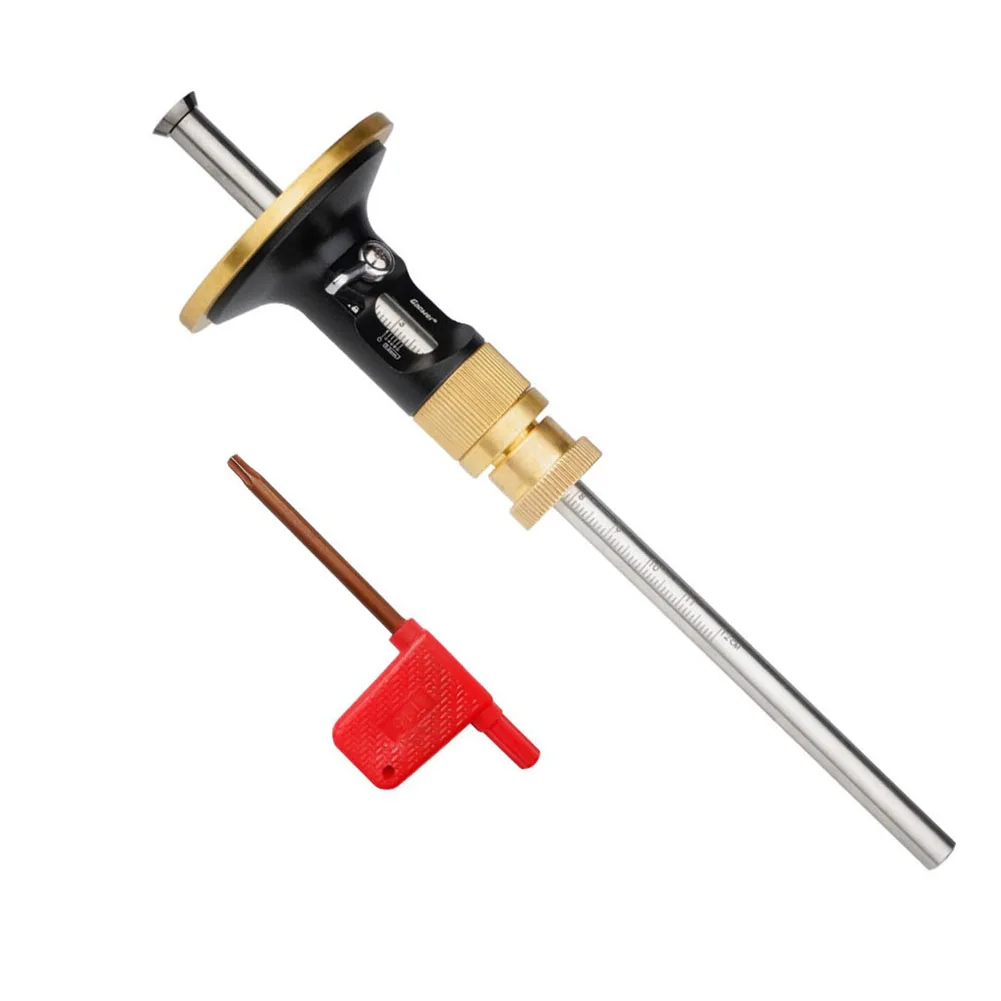 Black Gold Woodworking European Style Scriber High Precision Blade Scribing Tools 8.5*2.3 Inches Anti-roll Design Hand Tools 
Black Gold Woodworking European Style Scriber High Precision Blade Scribing Tools 8.5*2.3 Inches Anti-roll Design Hand Tools