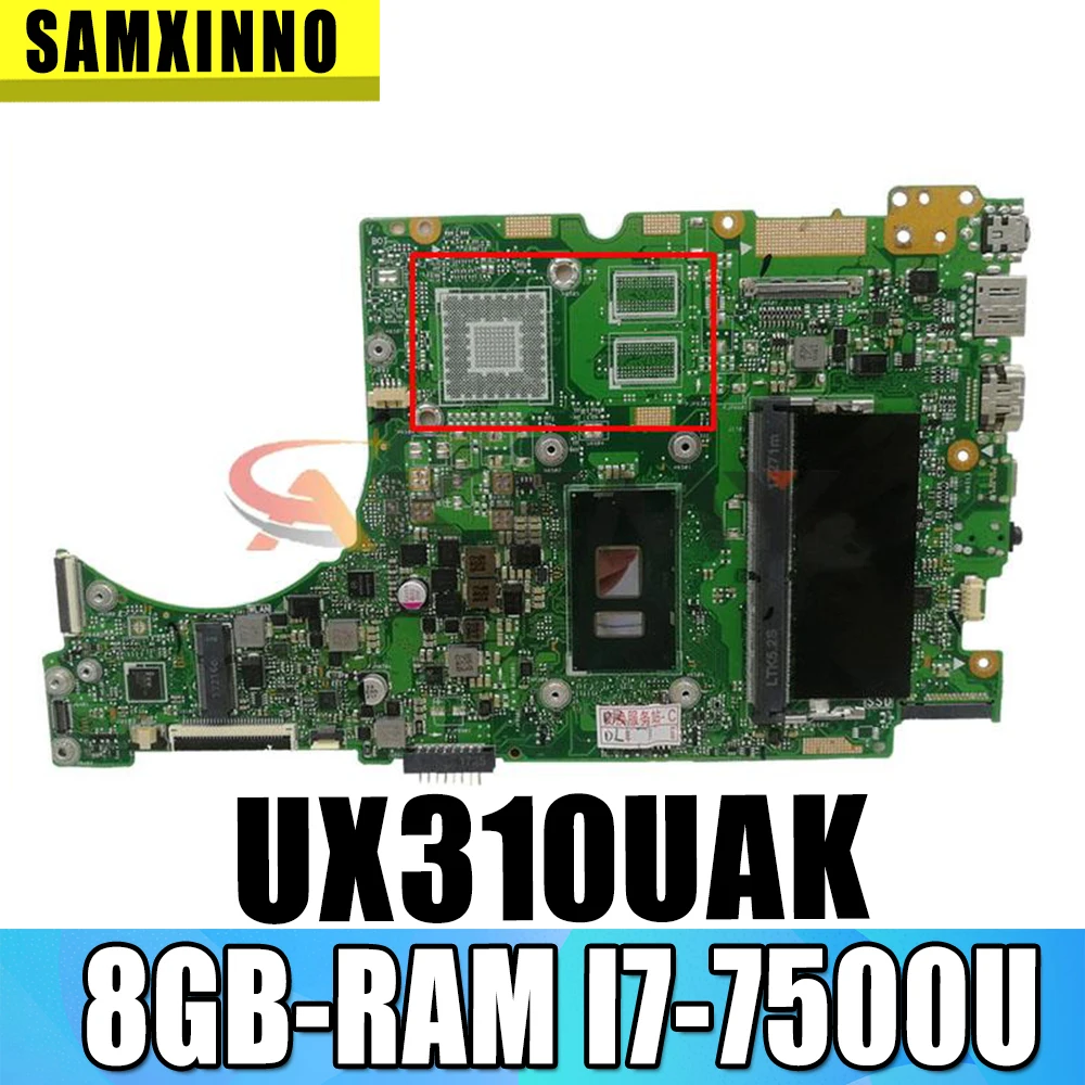 Оригинальная материнская плата для ноутбука UX310UV UX310UA UX310UAK UX310U UMA с 8GB-RAM
Оригинальная материнская плата для ноутбука UX310UV UX310UA UX310UAK UX310U UMA с 8GB-RAM