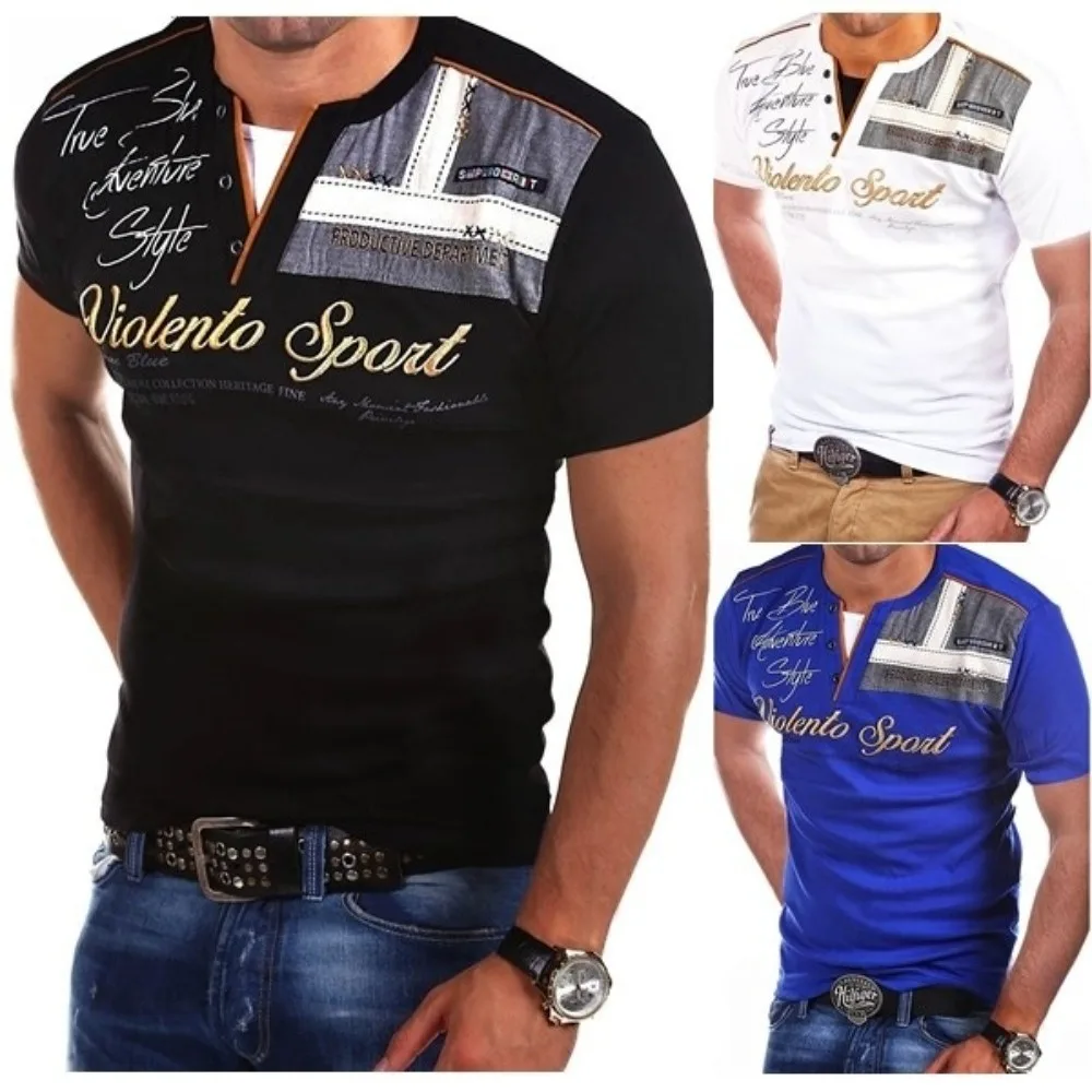 Модная мужская Повседневная рубашка-поло с принтом и коротким рукавом
Модная мужская Повседневная рубашка-поло с принтом и коротким рукавом