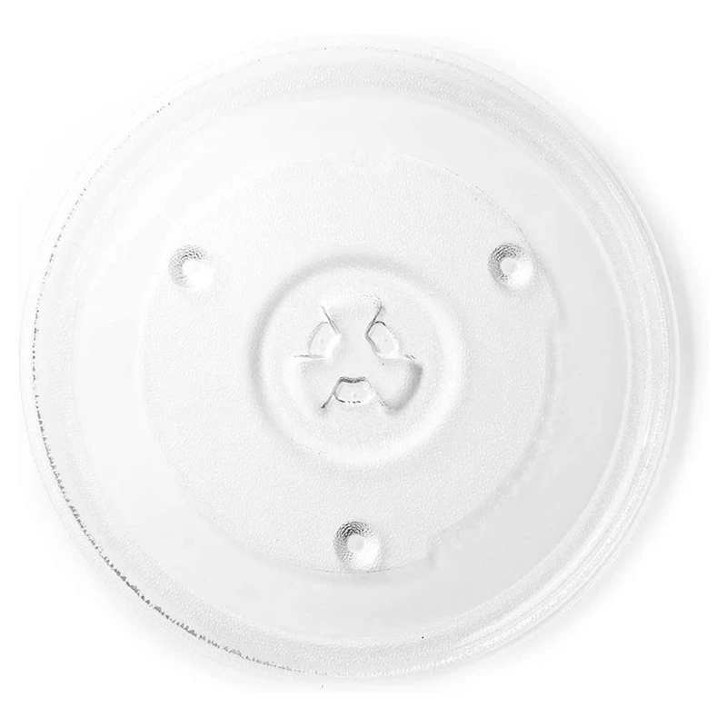 

10,1-дюймовая стандартная запасная микроволновая тарелка, прочная универсальная стеклянная тарелка для микроволновой печи, круглая сменная тарелка