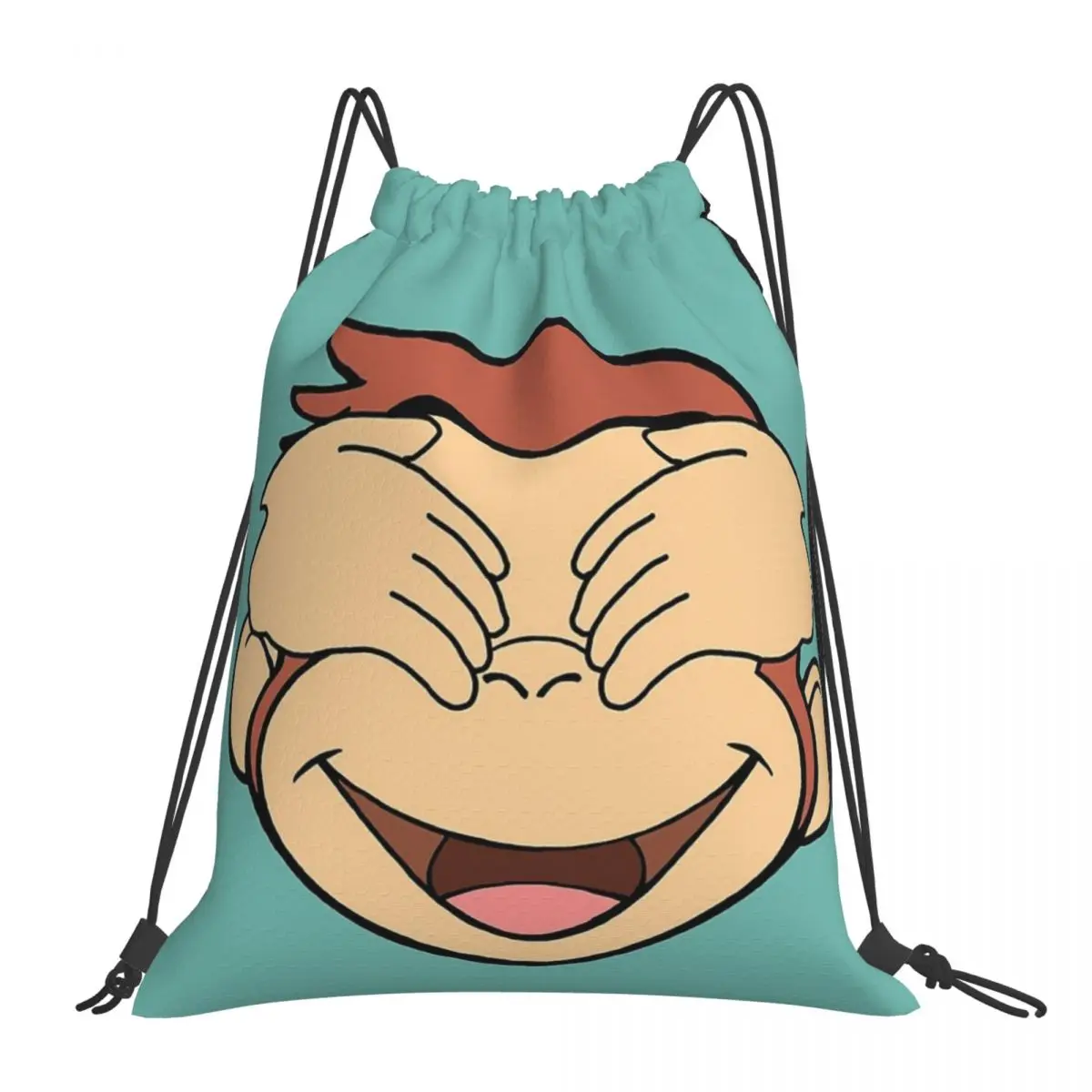 Curious George No Eyes Backpacks Casual Portable Drawstring Bags Drawstring Bundle Pocket Sports Bag Book Bags For Man Woman
Curious George No Eyes Backpacks Casual Portable Drawstring Bags Drawstring Bundle Pocket Sports Bag Book Bags For Man Woman