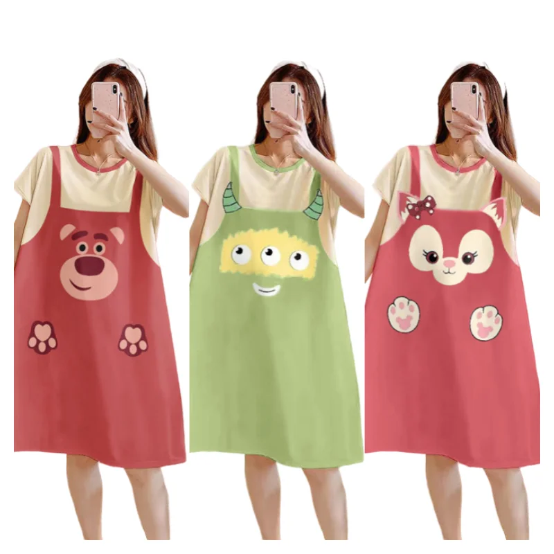 Disney Lotso LinaBell Микки инопланетянин Стелла Лу летняя новая Пижама Аниме Милая конфетная домашняя удобная одежда
Disney Lotso LinaBell Микки инопланетянин Стелла Лу летняя новая Пижама Аниме Милая конфетная домашняя удобная одежда