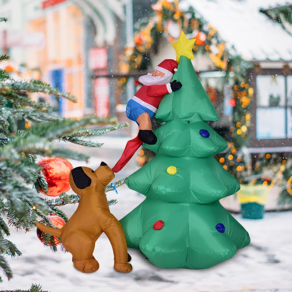 1.8m Inflatable Christmas Tree with LED Lights Inflatable Tree Santa Blow Up Quick Air Blown Winter Decor for Indoor And Outdoor
1.8m Inflatable Christmas Tree with LED Lights Inflatable Tree Santa Blow Up Quick Air Blown Winter Decor for Indoor And Outdoor
