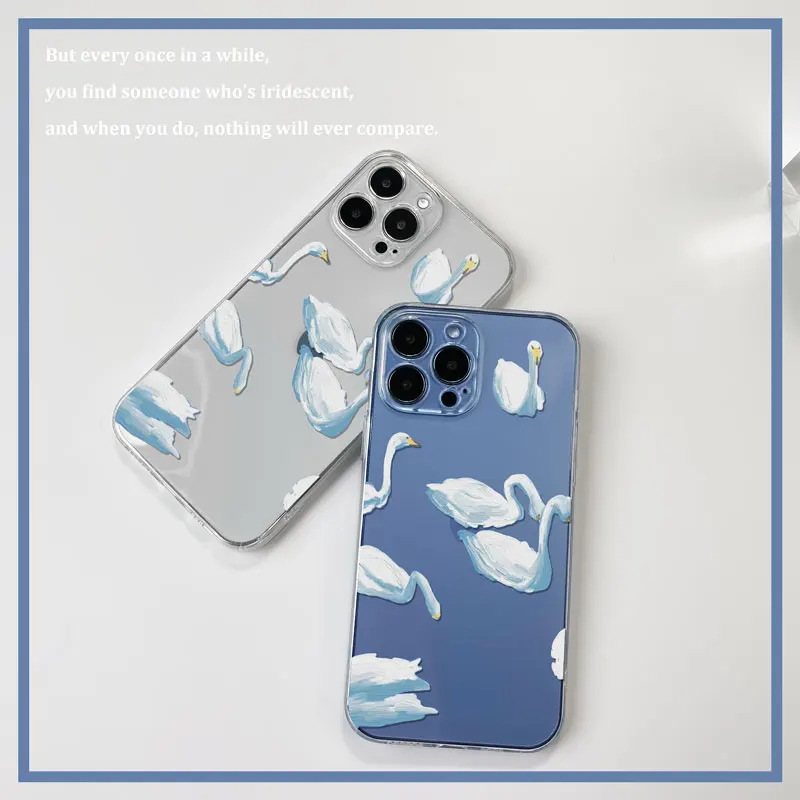 UV Printing White Swan Phone Case for iPhone 7 8 11 12 13 X Pro Max Mini, Shockproof Slim TPU Phone Case
UV Printing White Swan Phone Case for iPhone 7 8 11 12 13 X Pro Max Mini, Shockproof Slim TPU Phone Case