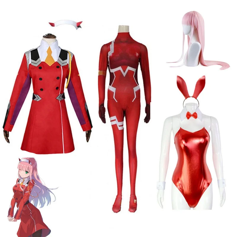 DARLING DARLING In The FRANXX Zero Two 02 Cosplay Costume Dress Wig Jumpsuits Sexy Women Cosplay Headband Halloween Masquerade
DARLING DARLING In The FRANXX Zero Two 02 Cosplay Costume Dress Wig Jumpsuits Sexy Women Cosplay Headband Halloween Masquerade