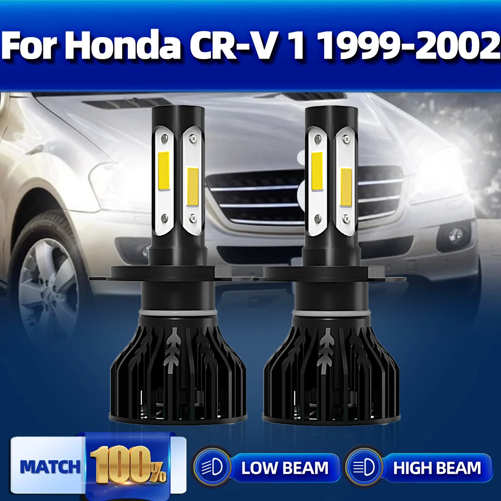 2 шт. 20000LM H4 светодиодный лампы для фар Canbus автомобильные фары 12В 6000 К белые автомобильные лампы 12В для Honda CR-V 1 1999 2000 2001 2002
2 шт. 20000LM H4 светодиодный лампы для фар Canbus автомобильные фары 12В 6000 К белые автомобильные лампы 12В для Honda CR-V 1 1999 2000 2001 2002